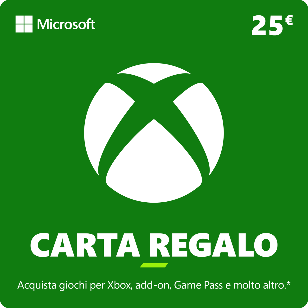 Gift Card Xbox Live €25